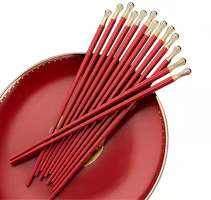 Yousheng Meidi YouHome Red World Cup Alloy Chopsticks - Non-slip, Anti-mold, Heat-resistant (10 Pairs) U-SEMD2024010 Yousheng Meidi YouHome Red World Cup Alloy Chopsticks - Non-slip, Anti-mold, Heat-resistant (10 Pairs) U-SEMD2024010