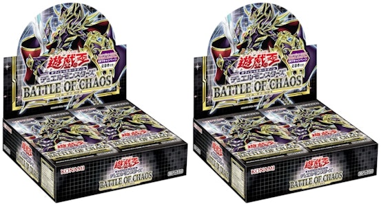 遊戯王OCG バトル・オブ・カオス BOX 2個セット
Buy 遊戯王OCG バトル・オブ・カオス BOX 2個セット
