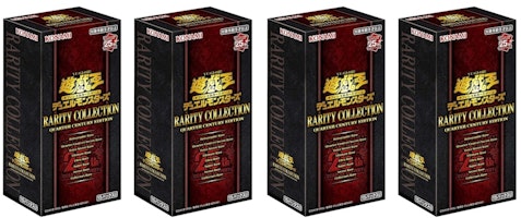 Yu-Gi-Oh! OCG Duel Monsters Rarity Collection Quarter Century Edition Box (Japanese) 4x Lot Yu-Gi-Oh! OCG Duel Monsters Rarity Collection Quarter Century Edition Box (Japanese) 4x Lot