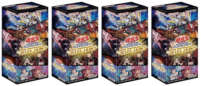 游戏王 OCG 决斗怪兽 SELECTION 5 盒装(日版)4套组合 Buy 游戏王 OCG 决斗怪兽 SELECTION 5 盒装(日版)4套组合