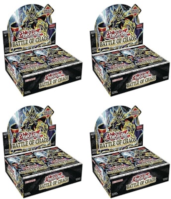 遊戯王OCG バトル・オブ・カオス ブースターBOX 4個セット (英語版)
Buy 遊戯王OCG バトル・オブ・カオス ブースターBOX 4個セット (英語版)