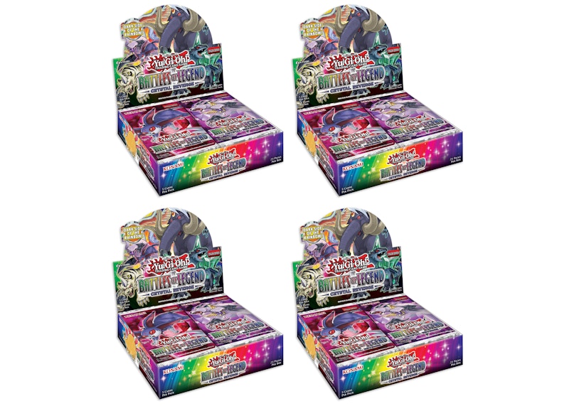 Yu-Gi-Oh! TCG Battles of Legend Crystal Revenge Booster Box 4x Lot