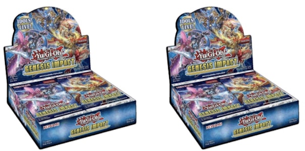 유희왕 TCG 제네시스 임팩트 부스터 박스 2개 세트
Buy 유희왕 TCG 제네시스 임팩트 부스터 박스 2개 세트