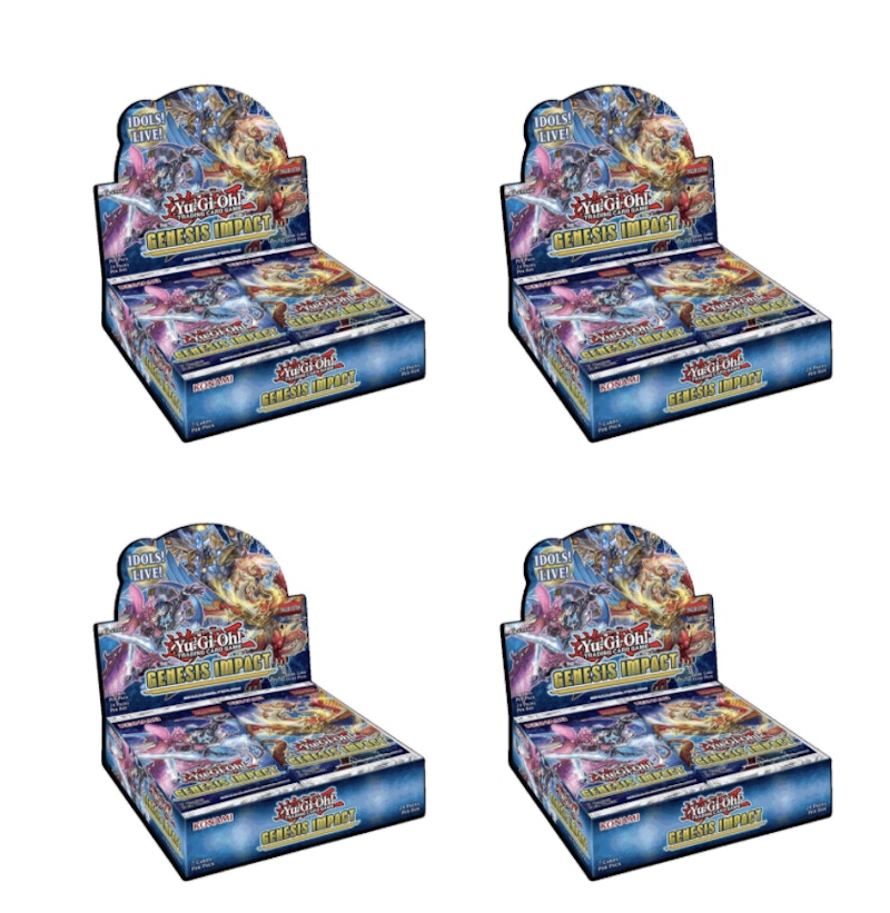 Yu-Gi-Oh! TCG Genesis Impact Booster Box 4X Lot