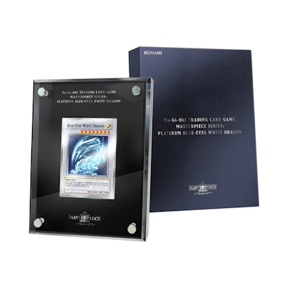 Yu-Gi-Oh! TCG Masterpiece Series Platinum Blue-Eyes White Dragon US Version (Edition of 1000)