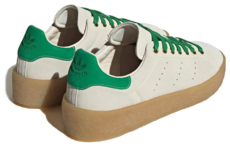 Shop 아디다스 오리지널 스탠스미스 크레이프 로우 "오프 화이트 그린" ID7710