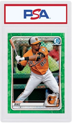 Yusniel Diaz 2020 Bowman Chrome X Green X-Fractor /31 #BCP-170 Buy Yusniel Diaz 2020 Bowman Chrome X Green X-Fractor /31 #BCP-170