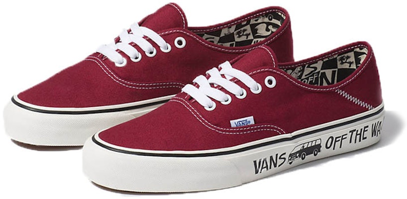 Yusuke Hanai x Vans Authentic SF 'Rumba Red' VN0A3MU6VLE Order Yusuke Hanai x Vans Authentic SF 'Rumba Red' VN0A3MU6VLE