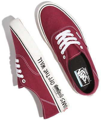 Yusuke Hanai x Vans Authentic SF 'Rumba Red' VN0A3MU6VLE Lookbook Yusuke Hanai x Vans Authentic SF 'Rumba Red' VN0A3MU6VLE