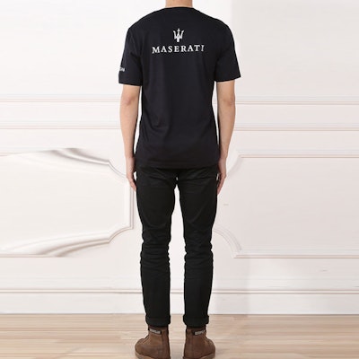 Z Zegna 黑色圓領短袖T恤 VP390-ZZB650-B09 Shop Z Zegna 黑色圓領短袖T恤 VP390-ZZB650-B09