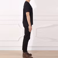 Purchase Z Zegna 黑色圓領短袖T恤 VP390-ZZB650-B09