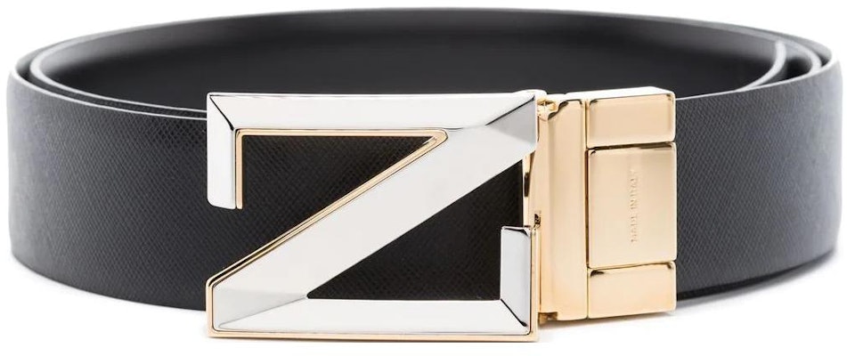 Z Zegna 黑色皮帶搭配時尚字母扣 - 3.5cm 寬。 LHAVOB029GZNER Buy Z Zegna 黑色皮帶搭配時尚字母扣 - 3.5cm 寬。 LHAVOB029GZNER