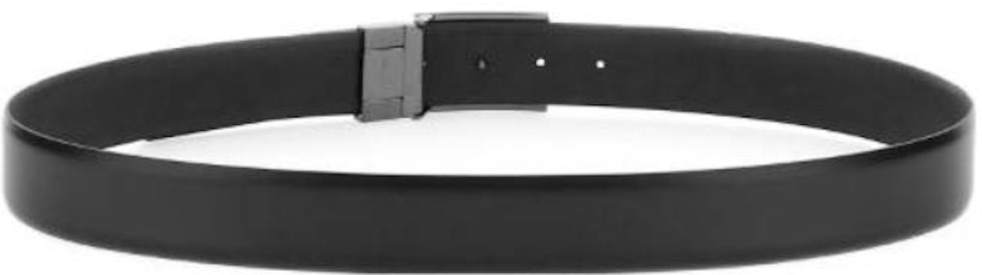 Z Zegna 黑色皮帶搭配時尚字母扣 - 3.5cm 寬。 LHAVOB029GZNER Shop Z Zegna 黑色皮帶搭配時尚字母扣 - 3.5cm 寬。 LHAVOB029GZNER