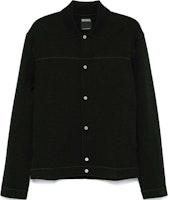 Z Zegna Black Single-Breasted Long-Sleeve Jacket with Collar UD564A7DC-T860-K09 Z Zegna Black Single-Breasted Long-Sleeve Jacket with Collar UD564A7DC-T860-K09