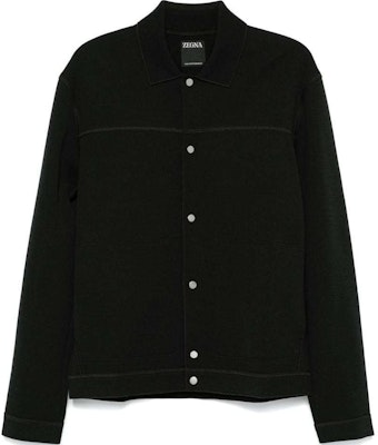 Z Zegna 黑色單排扣長袖翻領西裝外套 UD564A7DC-T860-K09 Buy Z Zegna 黑色單排扣長袖翻領西裝外套 UD564A7DC-T860-K09