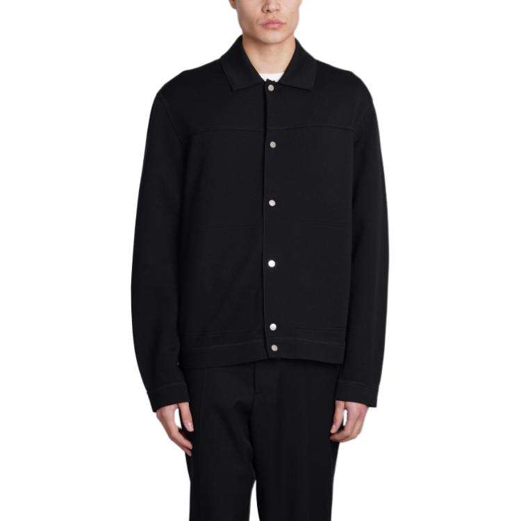 Order Z Zegna 黑色單排扣長袖翻領西裝外套 UD564A7DC-T860-K09