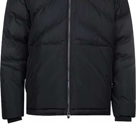 Z Zegna 黑色純色拉鍊連帽棉外套 VY056ZZ084-K09 Sizing Z Zegna 黑色純色拉鍊連帽棉外套 VY056ZZ084-K09