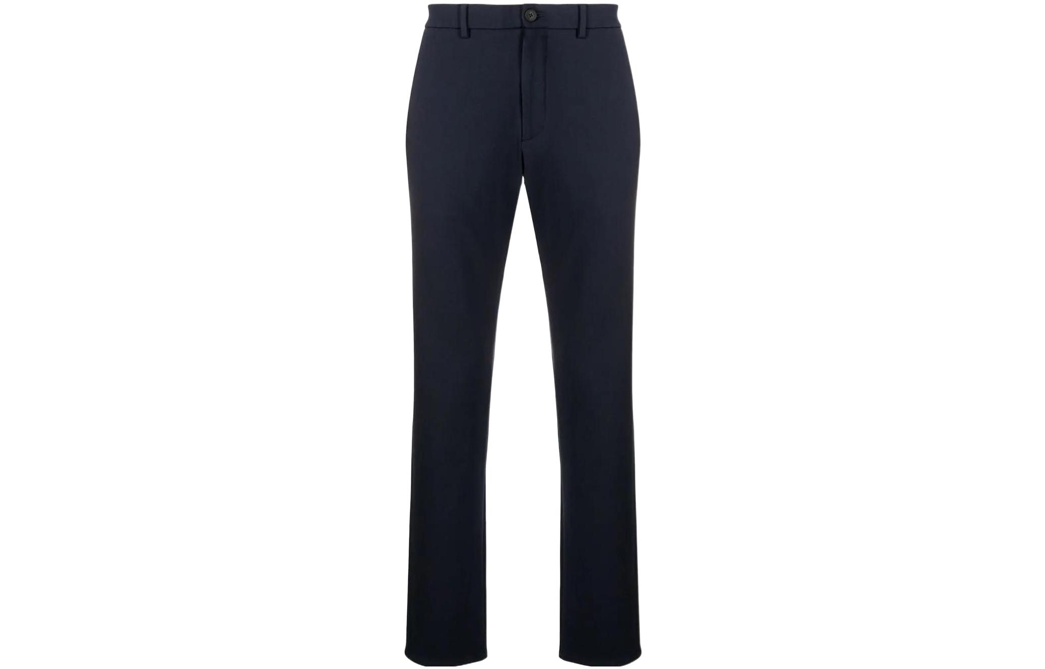 Z Zegna  Black Straight-Leg Casual Pants with Belt Loops. ZZ369JVV163-K09