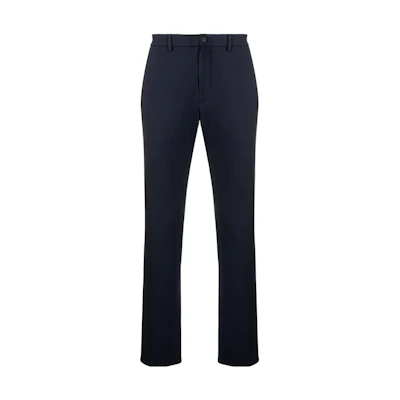 Z Zegna Black Straight-Leg Casual Pants with Belt Loops. ZZ369JVV163-K09