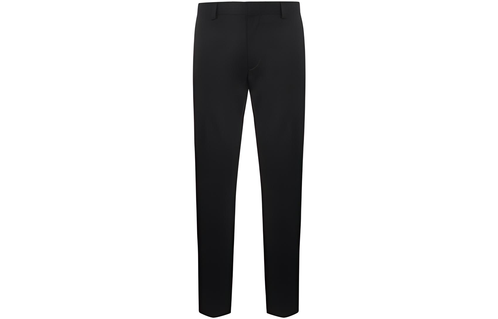 Z Zegna  Black Straight-Leg Mid-Rise Casual Pants E8I03-TR14-099