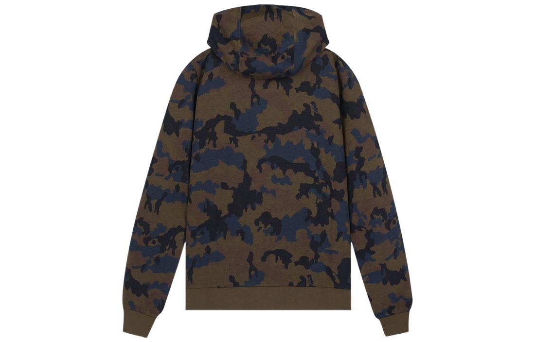 Lookbook Z Zegna 迷彩印花連帽長袖上衣 - 深綠色 VT454-ZZ873-710