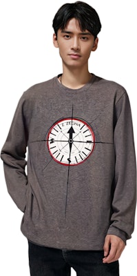 Z Zegna 灰色長袖棉質圓領T恤 VR372-ZZ685W-6W2 Details for Z Zegna 灰色長袖棉質圓領T恤 VR372-ZZ685W-6W2