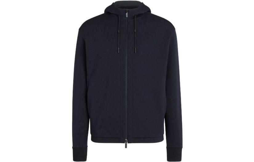 Order Z Zegna 海軍藍連帽純色拉鍊夾克 E8564ACT803B09