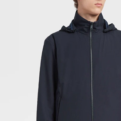 Z Zegna 海軍藍長袖連帽外套 休閒上衣 VV019-ZZ036-B09 Sizing Z Zegna 海軍藍長袖連帽外套 休閒上衣 VV019-ZZ036-B09