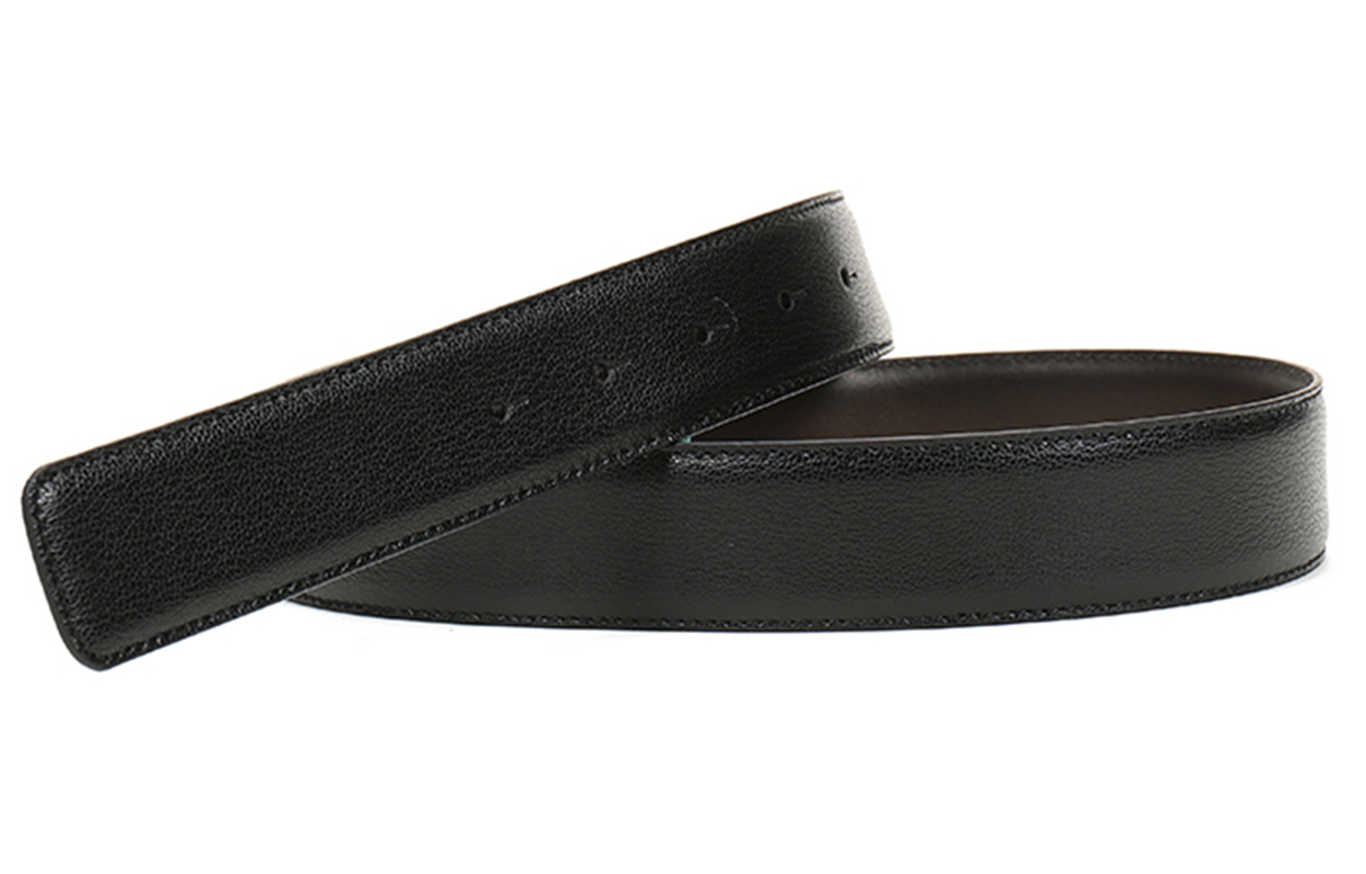 Details for Z Zegna 雙面皮帶 黑/棕色 3.5公分寬 BMRA1B-J1107C-NTM