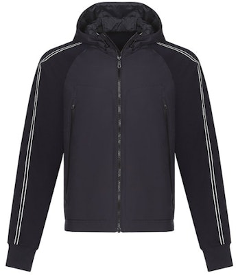 Z Zegna 側條紋連帽外套 深藍色。 VY472-ZZ893-B09 Order Z Zegna 側條紋連帽外套 深藍色。 VY472-ZZ893-B09