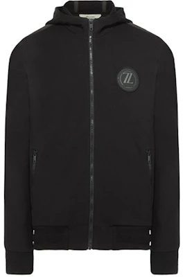 Z Zegna 黑色極簡風徽標拉鍊連帽外套 VV458-ZZ852-K09 Buy Z Zegna 黑色極簡風徽標拉鍊連帽外套 VV458-ZZ852-K09
