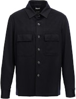 Z Zegna Black Single-Breasted Long Sleeve Jacket for Men. E8V46SO-T6B-923 Z Zegna Black Single-Breasted Long Sleeve Jacket for Men. E8V46SO-T6B-923