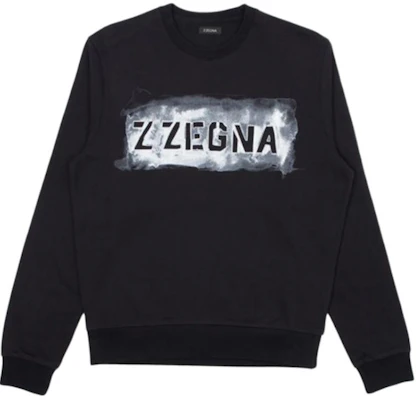 Z Zegna 黑色字母Logo印花衛衣 VS458-846A-7A3 Buy Z Zegna 黑色字母Logo印花衛衣 VS458-846A-7A3