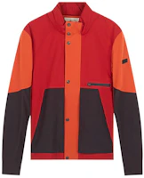 Z Zegna Colorblock Hooded Jacket for Men - Red VV015-ZZ045-170 Z Zegna Colorblock Hooded Jacket for Men - Red VV015-ZZ045-170