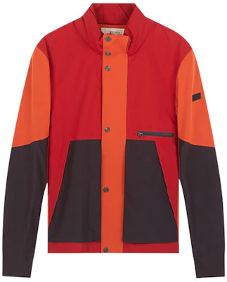 Z Zegna 男士紅色拼色連帽外套 VV015-ZZ045-170 Buy Z Zegna 男士紅色拼色連帽外套 VV015-ZZ045-170