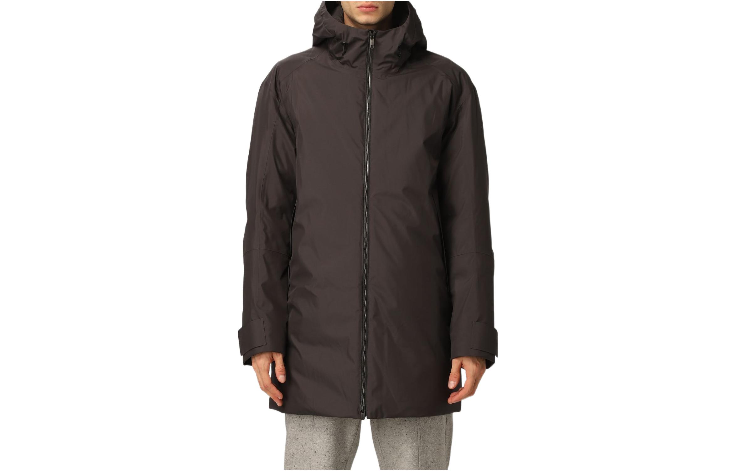 Z Zegna FW19 Solid Zip-Up Hoodie Jacket Dark Gray. VY050ZZ134-K08