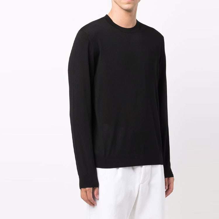 Details for Z Zegna FW21 黑色羊毛針織套頭毛衣 VYM96-ZZ110-K09