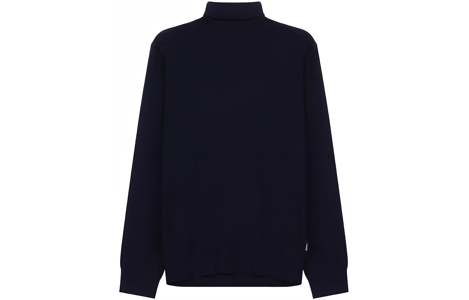 Z Zegna FW21  Wool Turtleneck Sweater in Dark Blue VYM96-ZZ120-B09