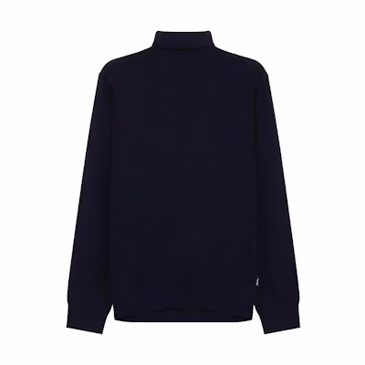 Z Zegna FW21 Wool Turtleneck Sweater in Dark Blue VYM96-ZZ120-B09