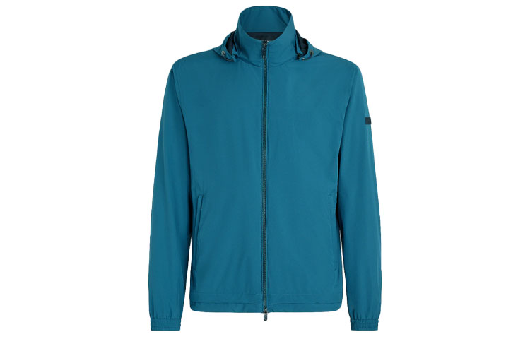 Z Zegna FW21 Peacock Blue Hooded Jacket VY019-ZZ036-T06