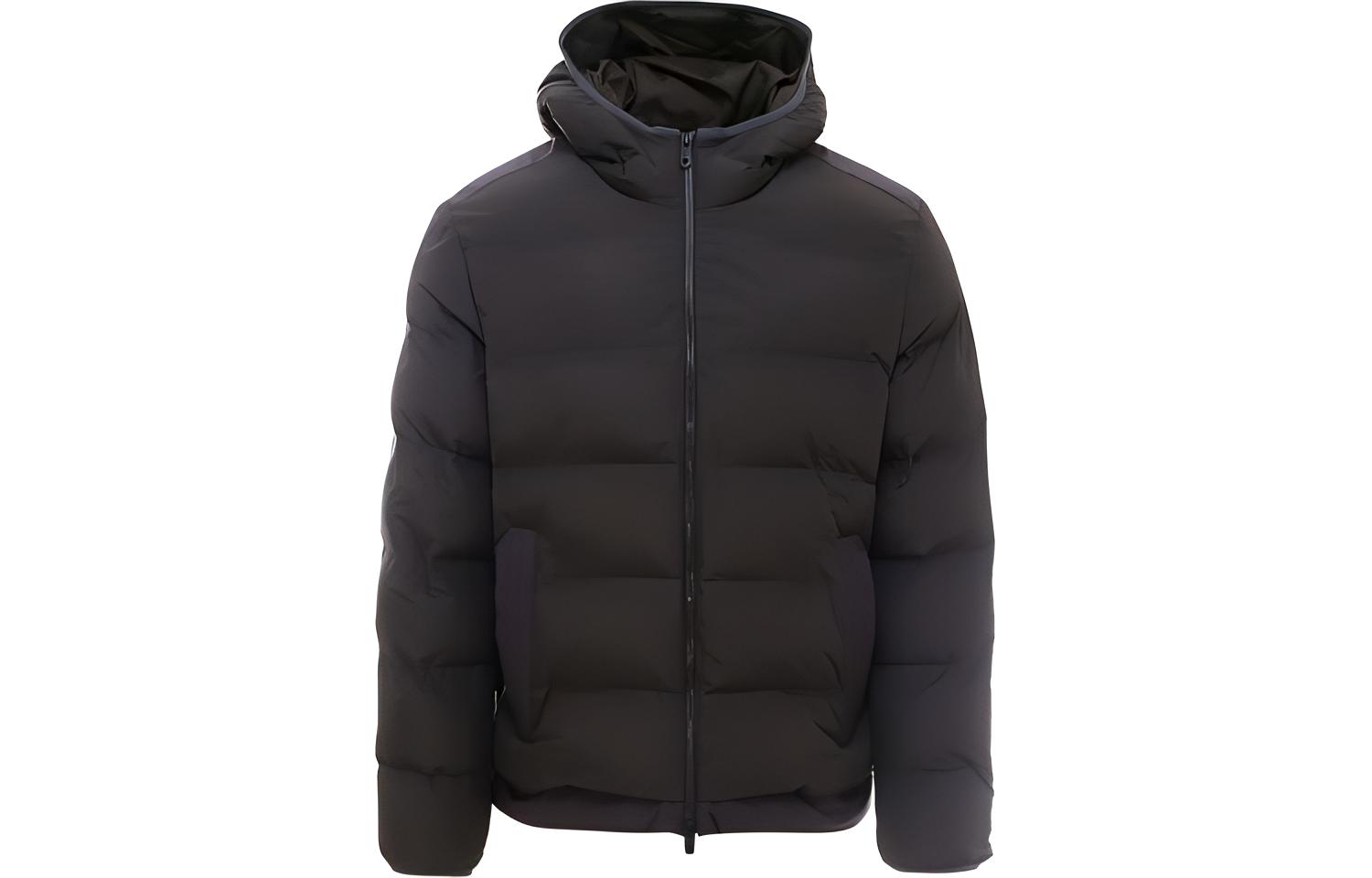 Z Zegna FW21 Solid Logo Hooded Cotton Jacket Deep Green VY011-ZZ082-V09