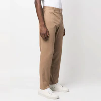 Purchase Z Zegna FW22 卡其色中腰直筒休閒長褲 UAI17TR00136