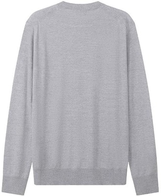 Z Zegna FW22 淺灰色圓領針織毛衣。 UAM00-110-K95 Lookbook Z Zegna FW22 淺灰色圓領針織毛衣。 UAM00-110-K95