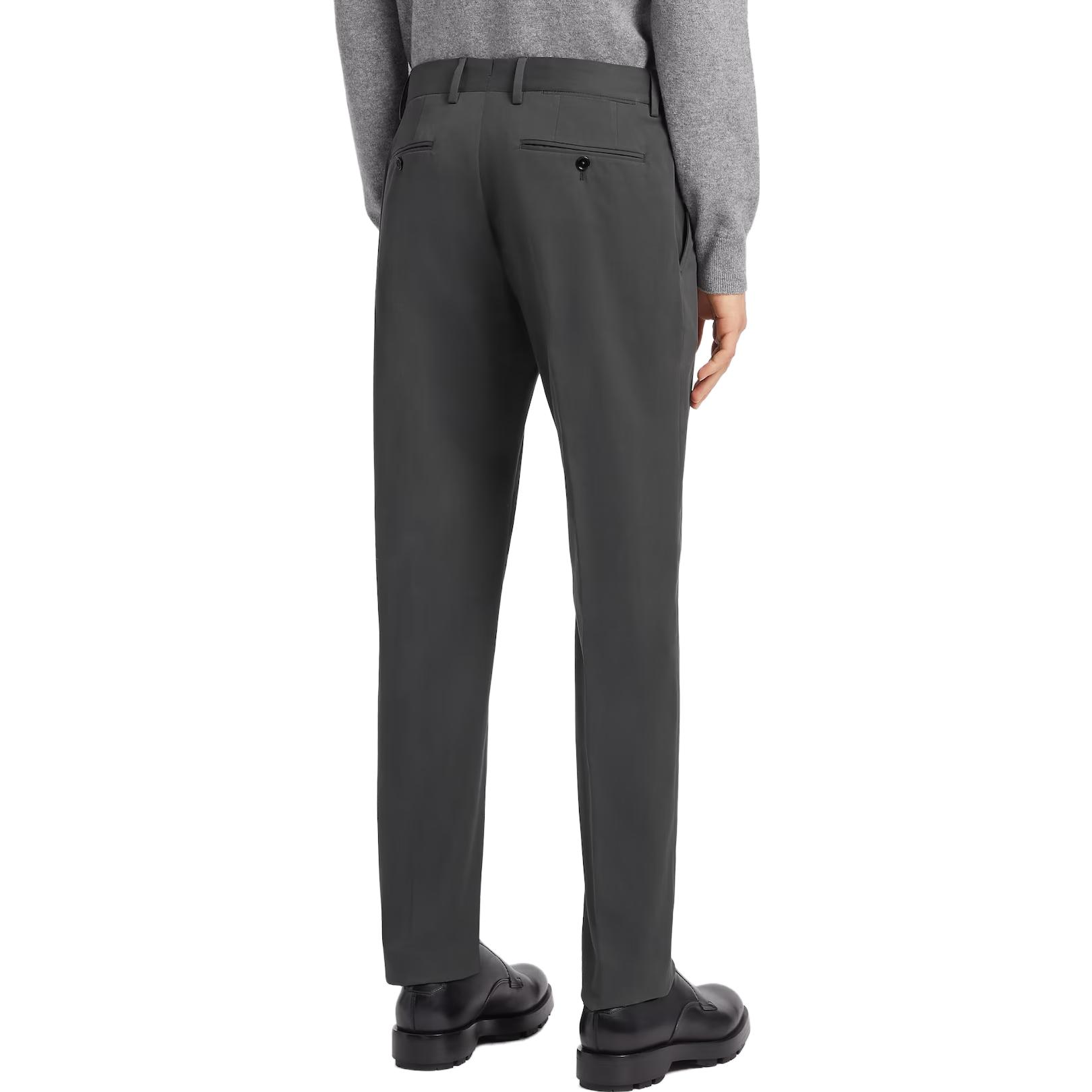 Sizing Z Zegna FW23 深棕色中腰直筒休閒長褲 E8I03-TR14-018