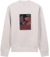 Z Zegna Graphic Print Crewneck Sweatshirt Men’s Beige VV458-ZZ856H-8H2 Z Zegna Graphic Print Crewneck Sweatshirt Men’s Beige VV458-ZZ856H-8H2