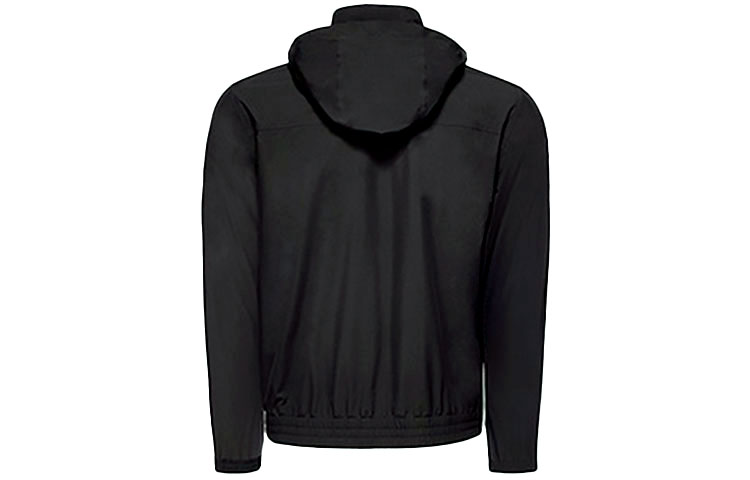 Shop Z Zegna 男士黑色連帽長袖外套. VV019-ZZ036-K09