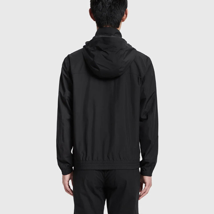 Cheap Z Zegna 男士黑色連帽長袖外套. VV019-ZZ036-K09