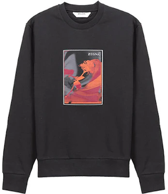 Z Zegna 深藍色圖案男士棉質圓領運動衫 VV458-ZZ856H-8H1 Buy Z Zegna 深藍色圖案男士棉質圓領運動衫 VV458-ZZ856H-8H1