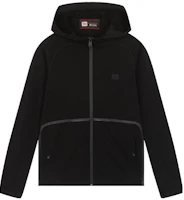 Z Zegna Solid Black Casual Sports Hooded Jacket VU405-ZZT816-K09 Z Zegna Solid Black Casual Sports Hooded Jacket VU405-ZZT816-K09