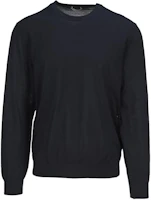 Z Zegna Solid Color Crewneck Long Sleeve Sweatshirt Blue (). ZZ110V-YM96-B09 Z Zegna Solid Color Crewneck Long Sleeve Sweatshirt Blue (). ZZ110V-YM96-B09